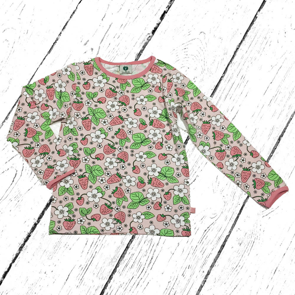 Smafolk Shirt with Strawberry Flowers