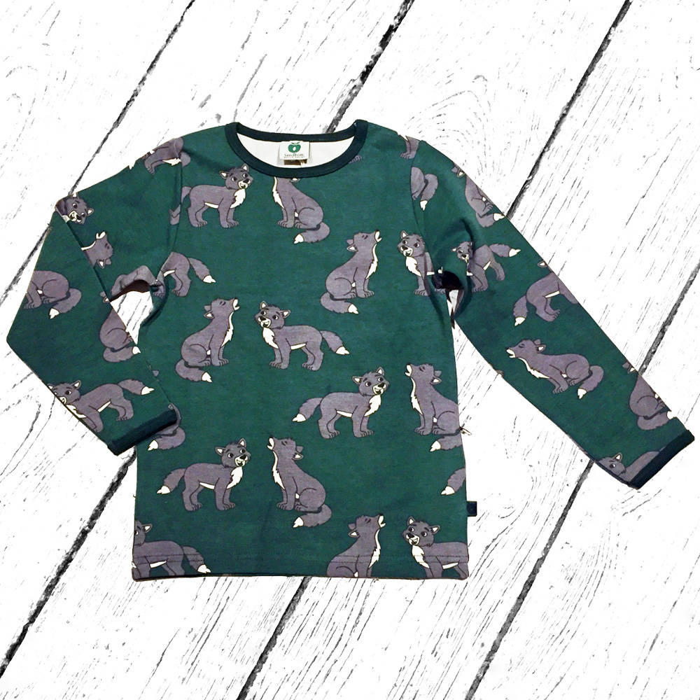 Smafolk Shirt with Fox Hunter Green