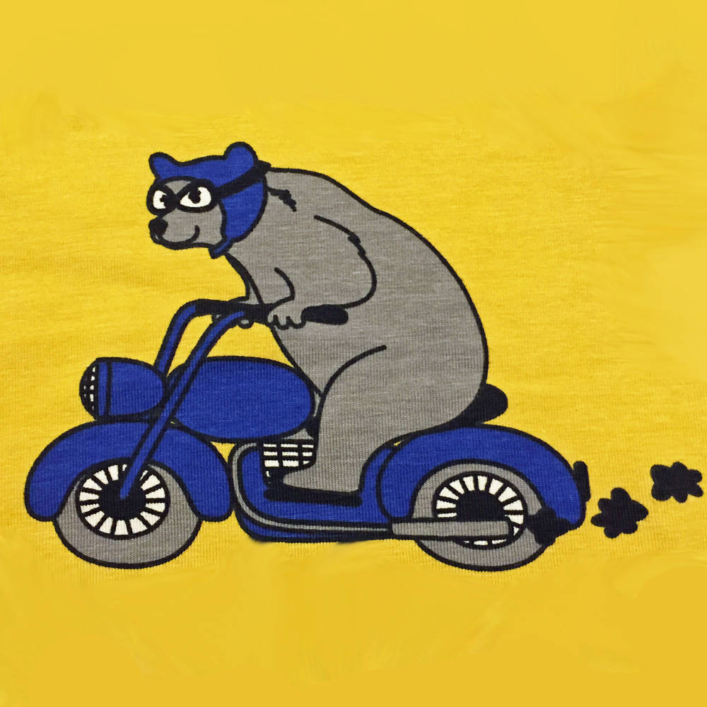 Smafolk Shirt with Motor Bike Bear