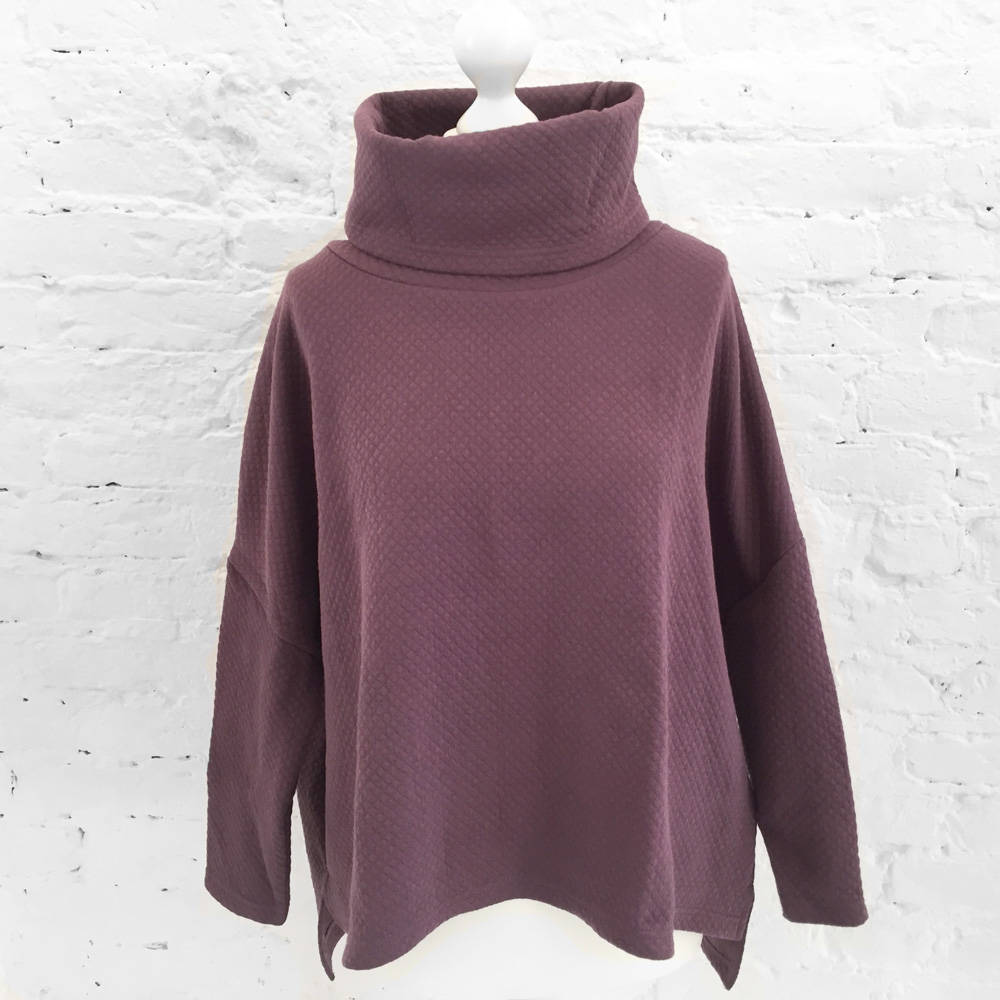 Danefae Organic Victoria Sweat grey Plum