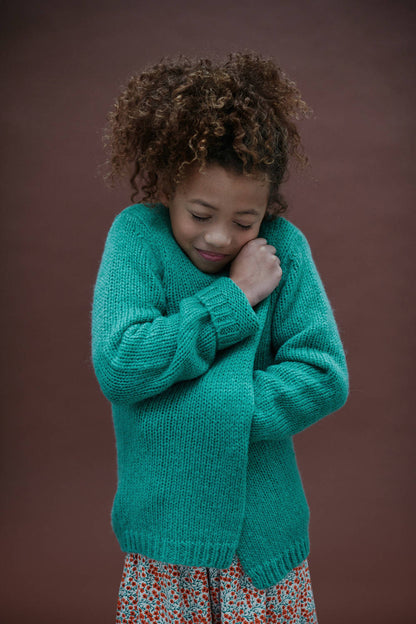 Lily Balou Strickjacke Eloise Loose Cardigan Knit Sage Green