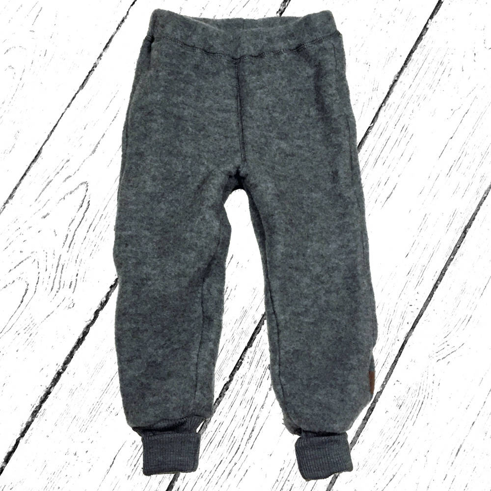 Mikk-Line Merino Wool Pants Melange Grey
