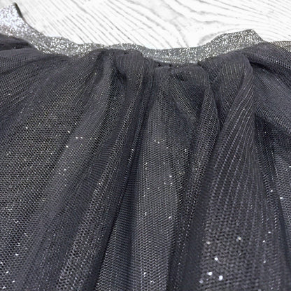 Smafolk Tulle Skirt with Glitter Steel grey