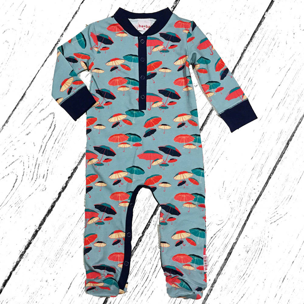 Baba Babywear Footed Bodysuit Umbrella