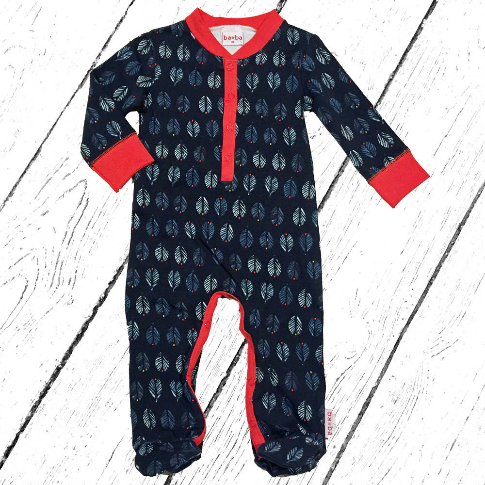 Baba Babywear Footed Bodysuit Feathers