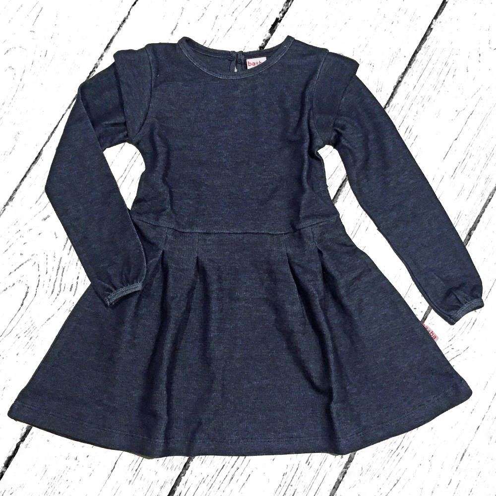 Baba Babywear Ruffle Dress Denim Blue