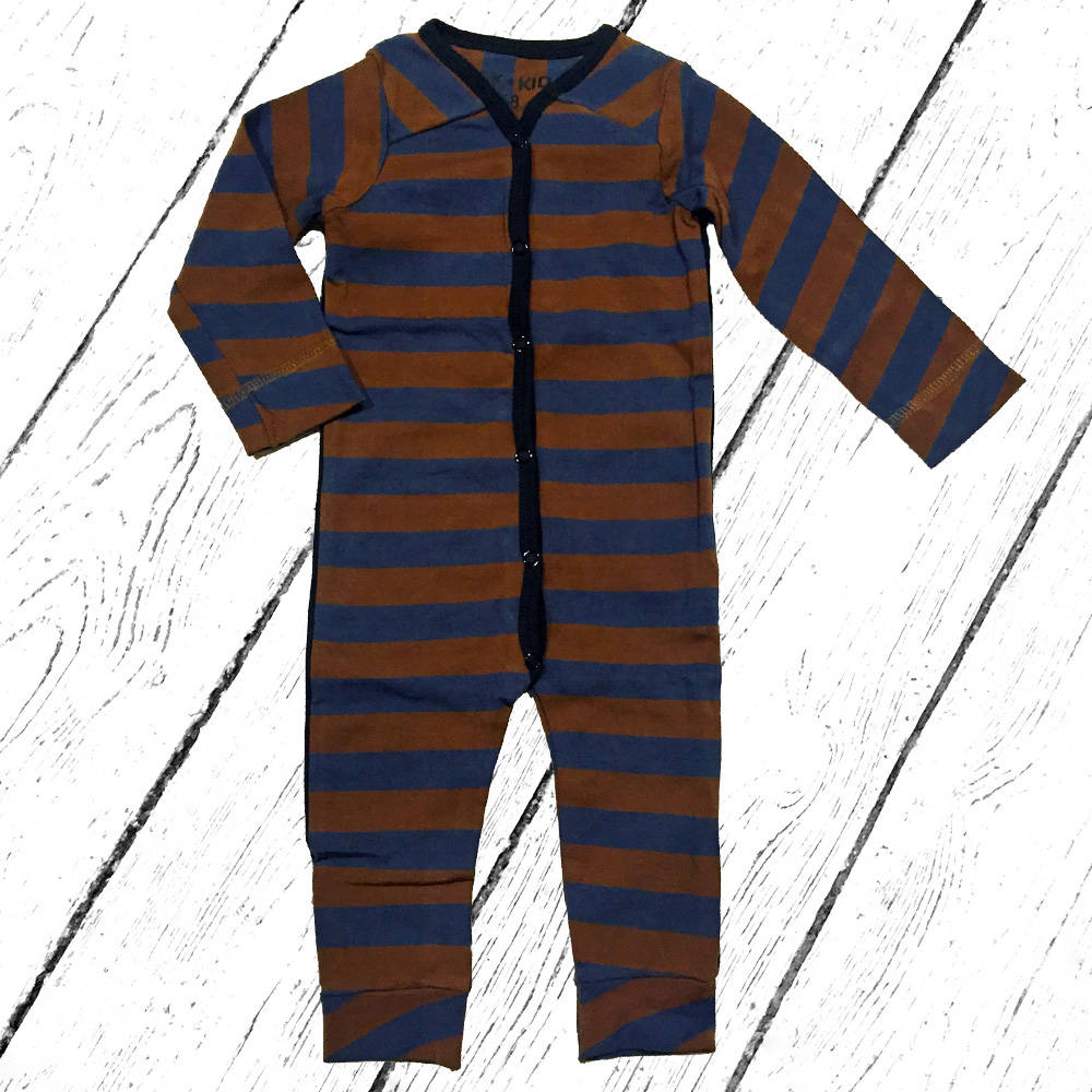 Kik-Kid Romper Jersey Big Stripe Brown