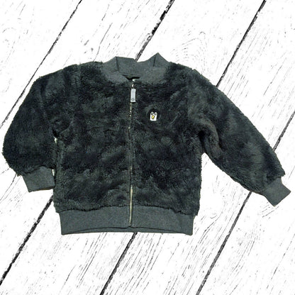 Smafolk Teddy Fleece Jacket Steel Grey