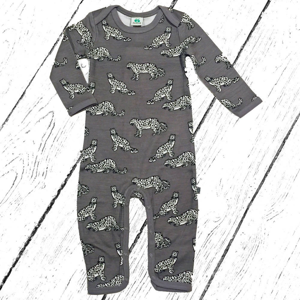Smafolk Wool Mix Body Suit with Leopard