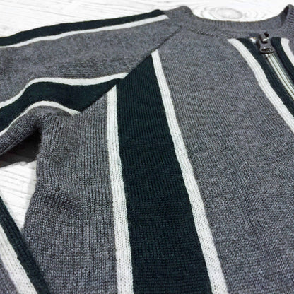 Mini A ture Merino Maximus Cardigan Grey Melange