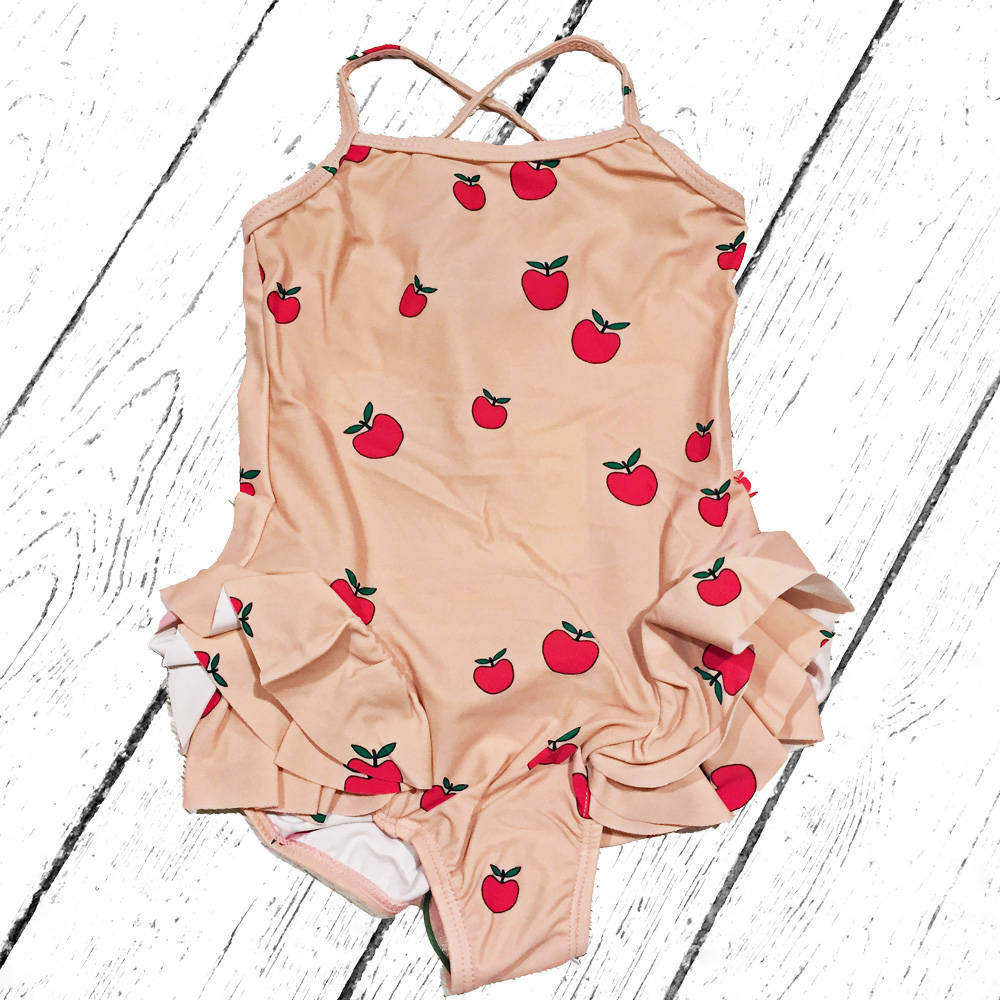 Smafolk UV50 Badeanzug Swimsuit with Ruffles and Apples