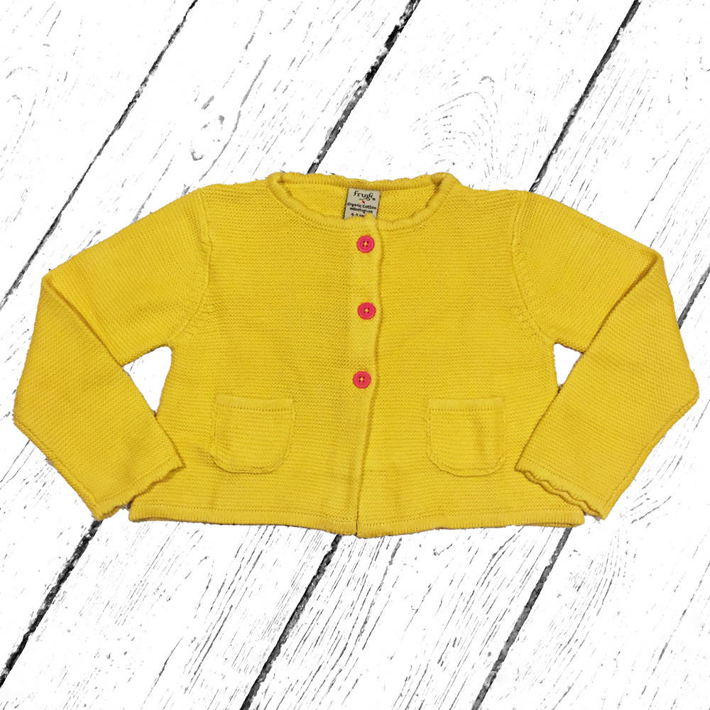 Frugi Milly Swing Cardigan Sunshine