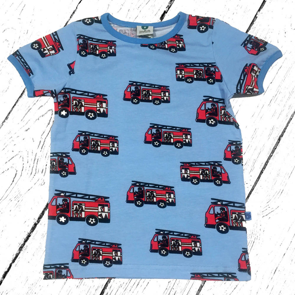 Smafolk T-Shirt with Fire Truck