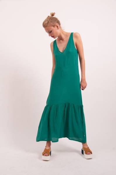 Danefae Reese Dress Abyss Green