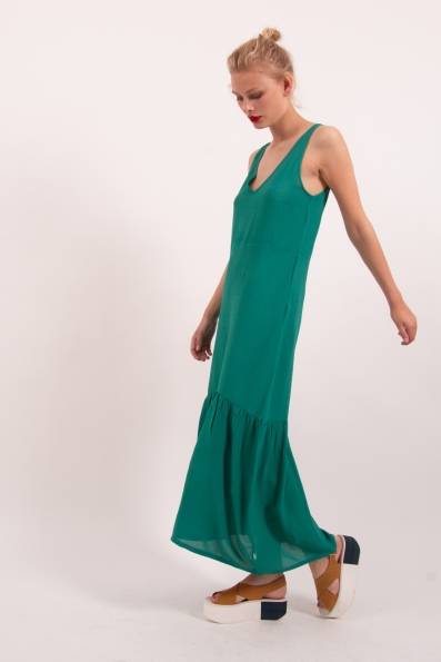 Danefae Reese Dress Abyss Green