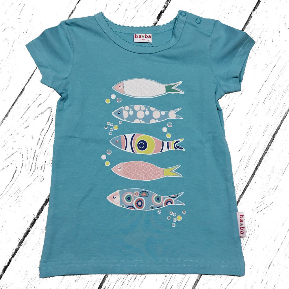Baba Babywear Fish T-Shirt Blue