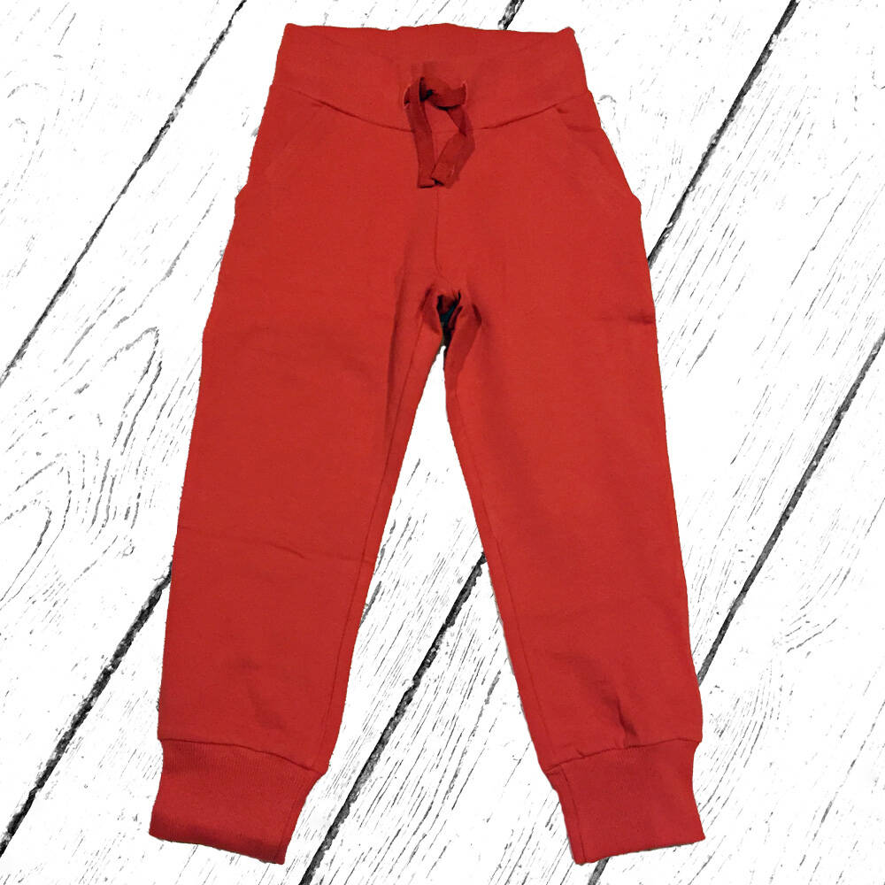 Maxomorra Sweatpants Rusty Red