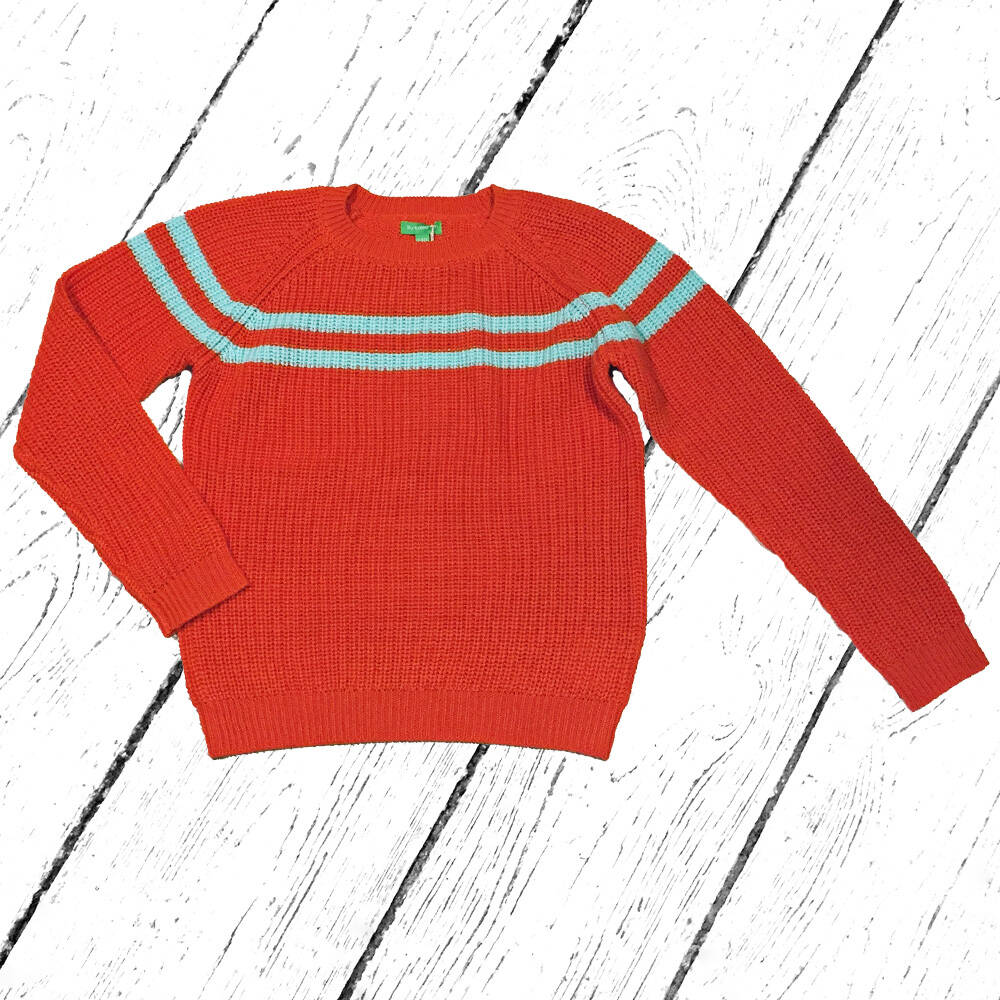 Lily Balou Strickpulli Otis Jumper Knitwear Red Orange