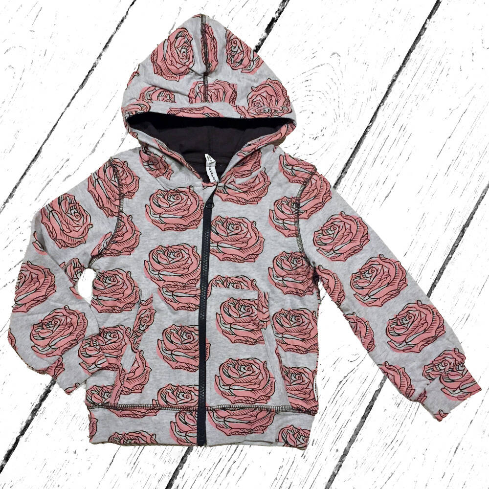 Maxomorra Cardigan Hood Rose