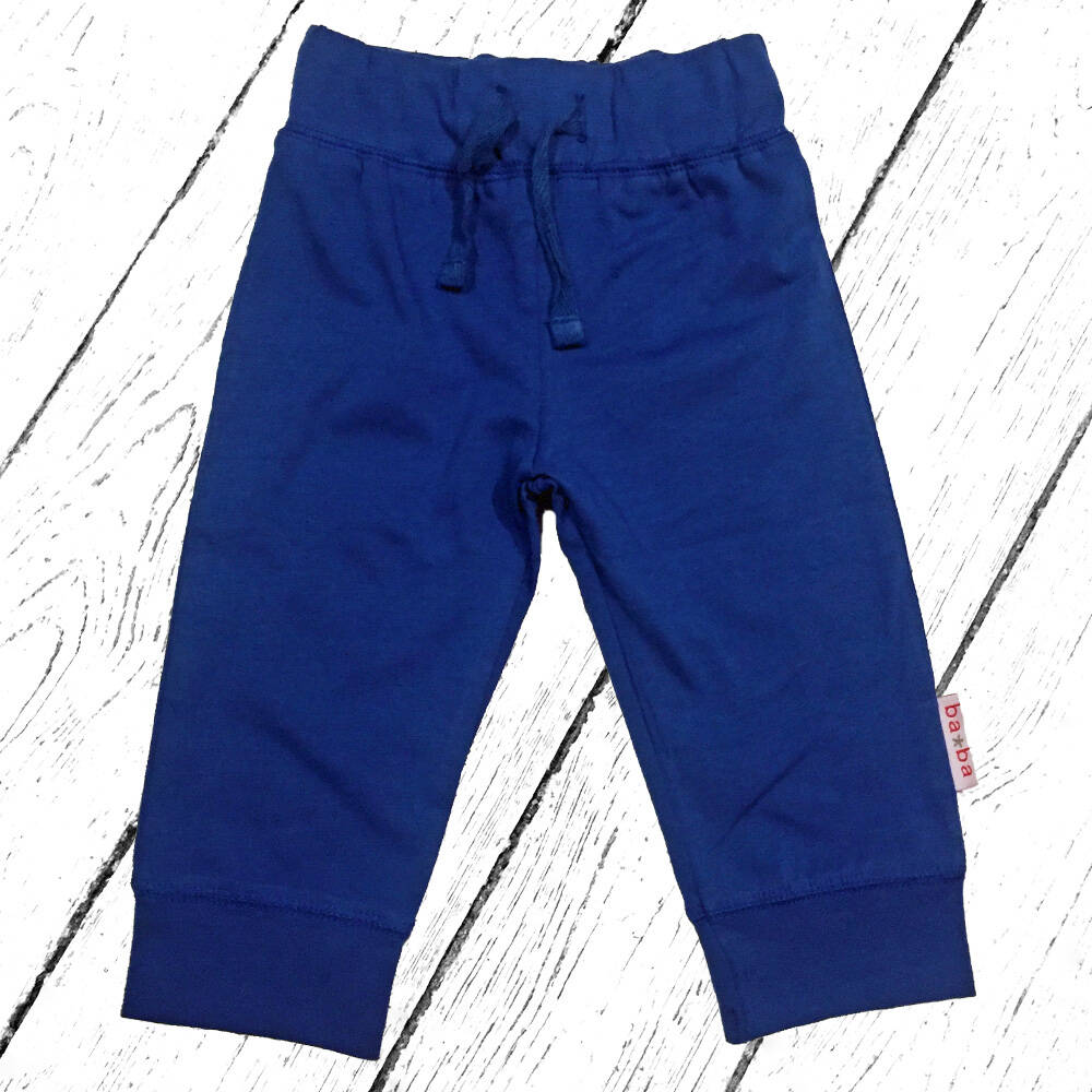 Baba Babywear Hose Pant Plain Blue