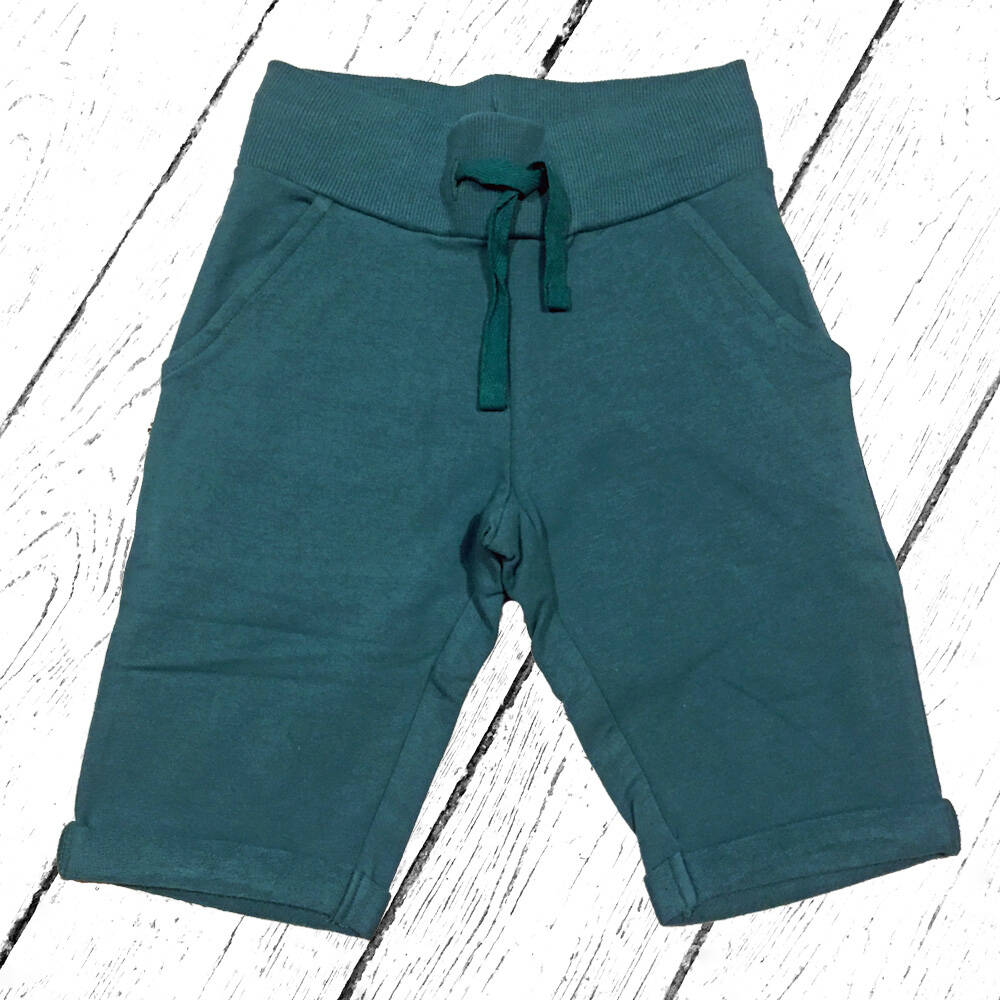 Maxomorra Sweatshorts Knee Green Petrol