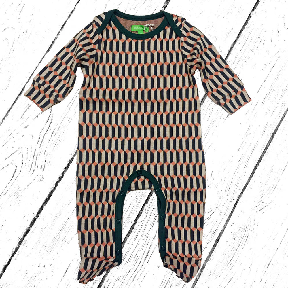 Lily Balou Overall Olaf Babysuit Blocks Green