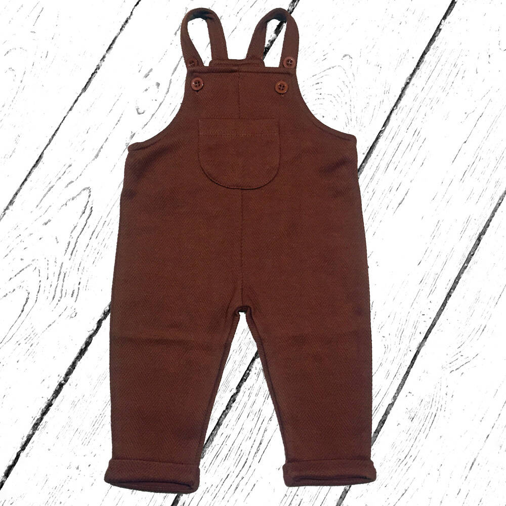 Lily Balou Latzhose Baby Salopet Brown