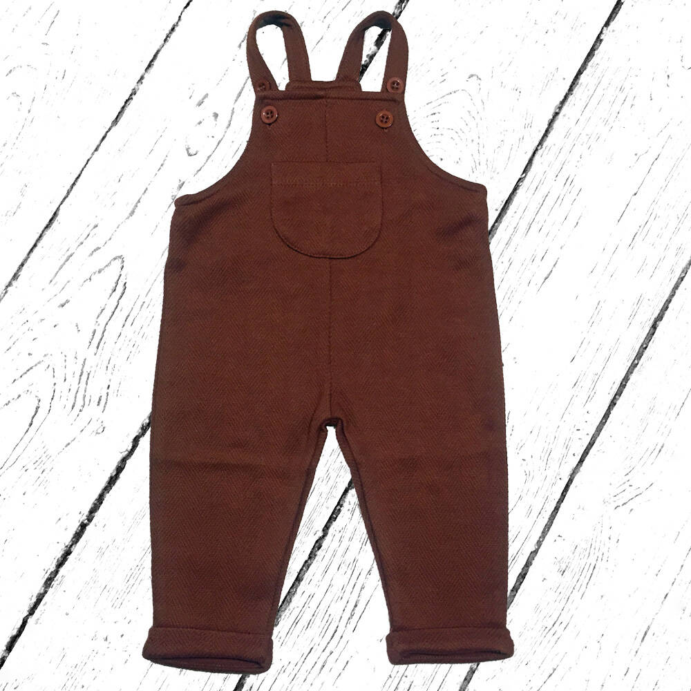 Lily Balou Latzhose Baby Salopet Brown