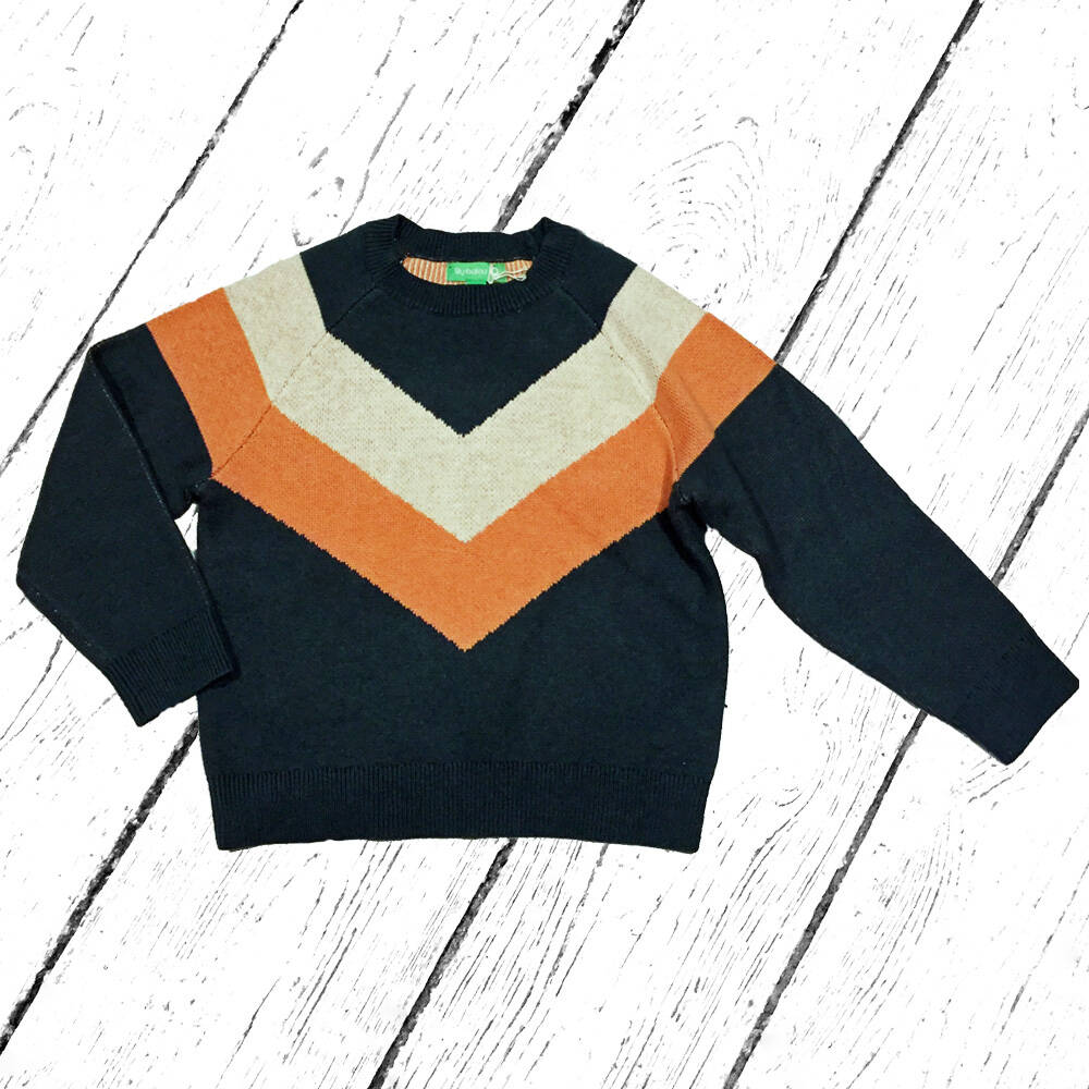Lily Balou Strickpulli Colourblock Sweater Dark Green