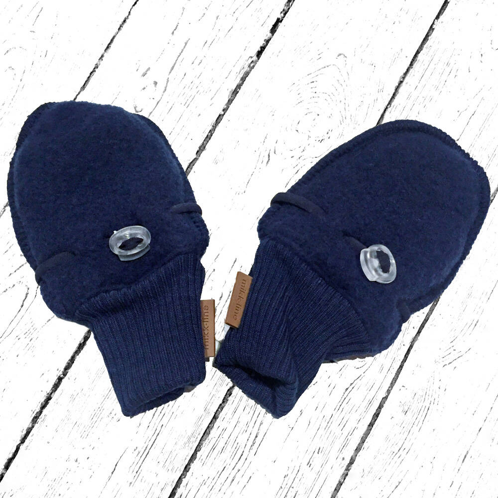 Mikk-Line Handschuhe Merino Wool Mittens Blue Nights – Mia Mohnstreusel