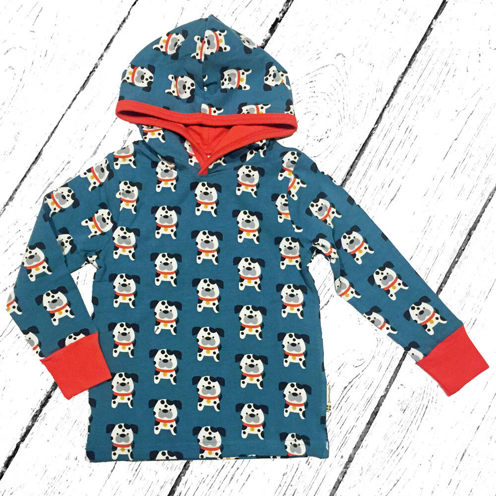 Maxomorra Kapuzenshirt Top LS Hood Dalmatian Buddy