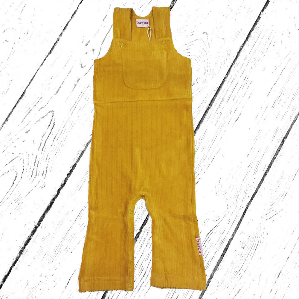 Baba Babywear Latzhose Worker Corduroy Mustard