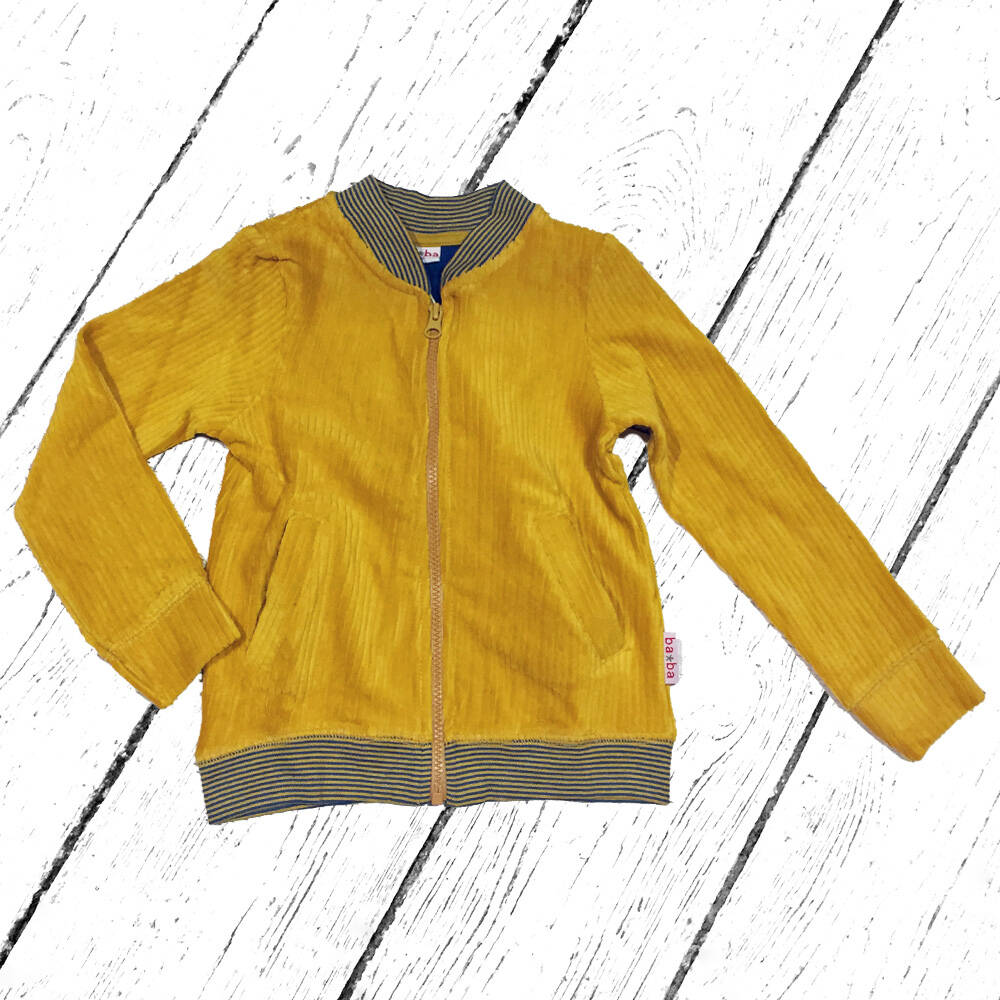 Baba Babywear Jacke Bomber Jacket Corduroy Mustard