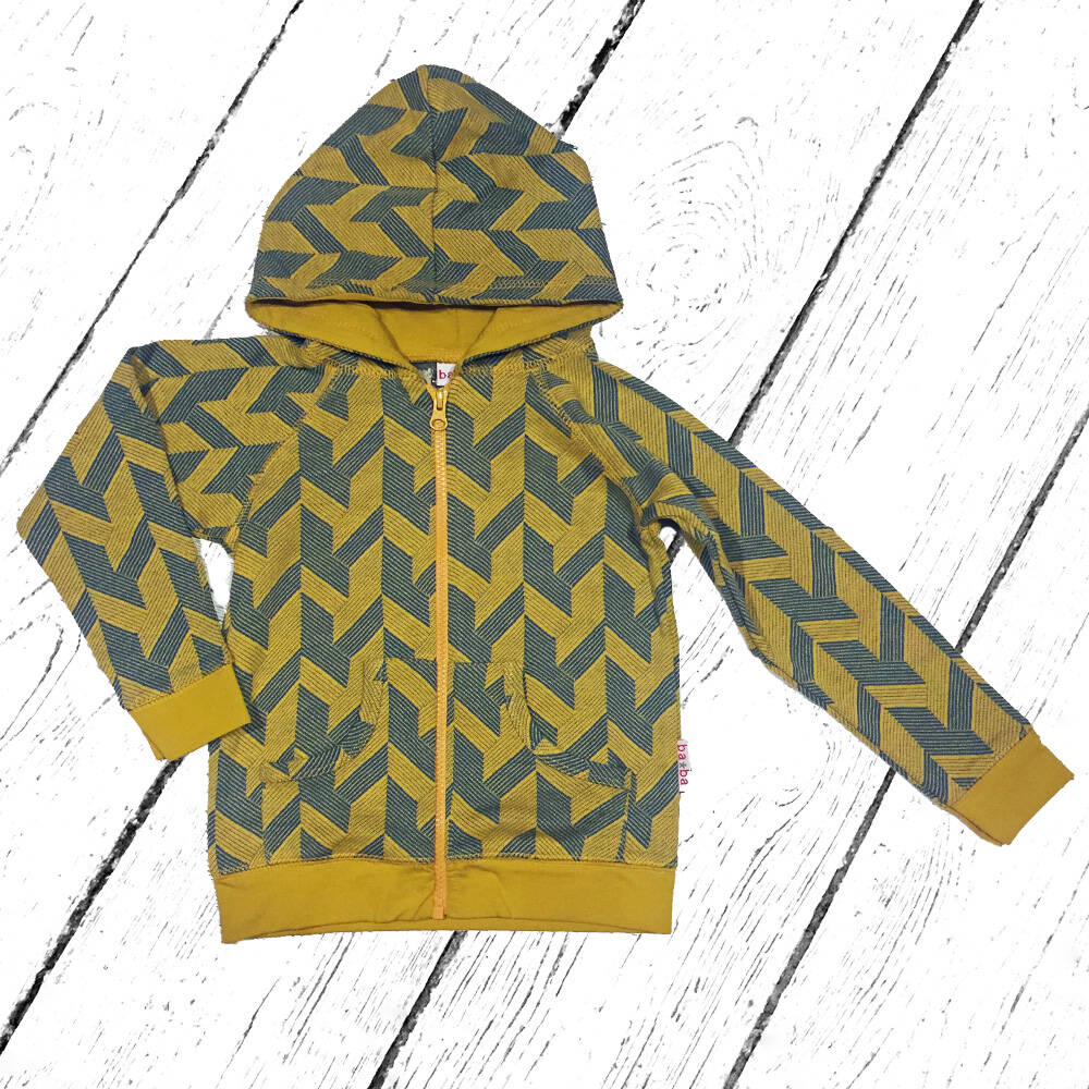 Baba Babywear Jacke Hoodie Jacquard Geometric