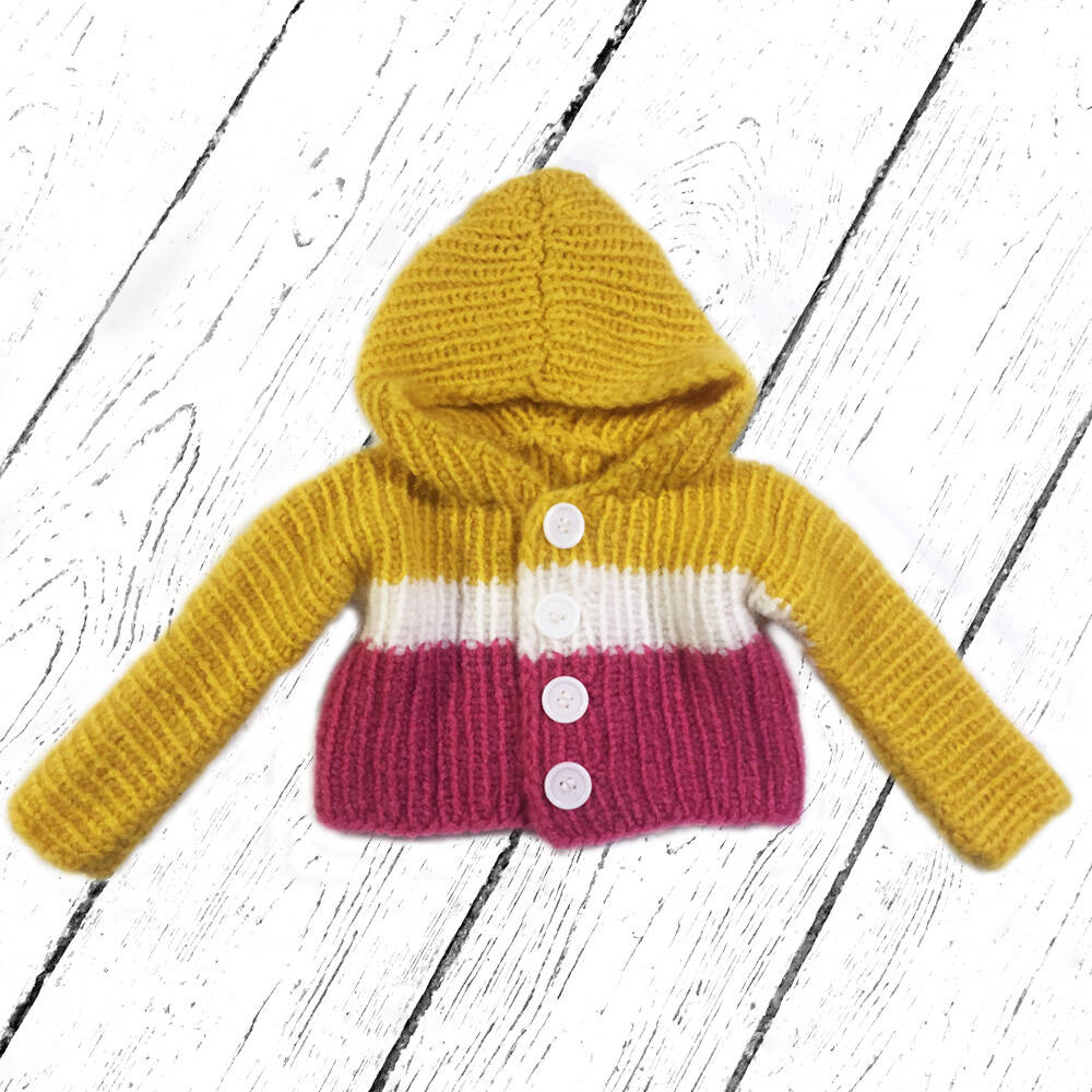 Mia Mohnstreusel Kaschmir Strickjacke