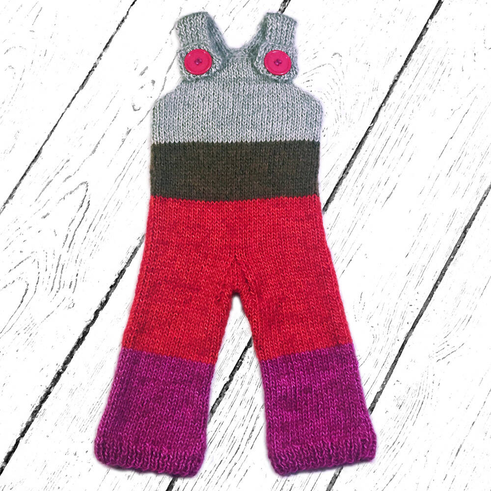 Mia Mohnstreusel Seide Mohair Strickstrampler