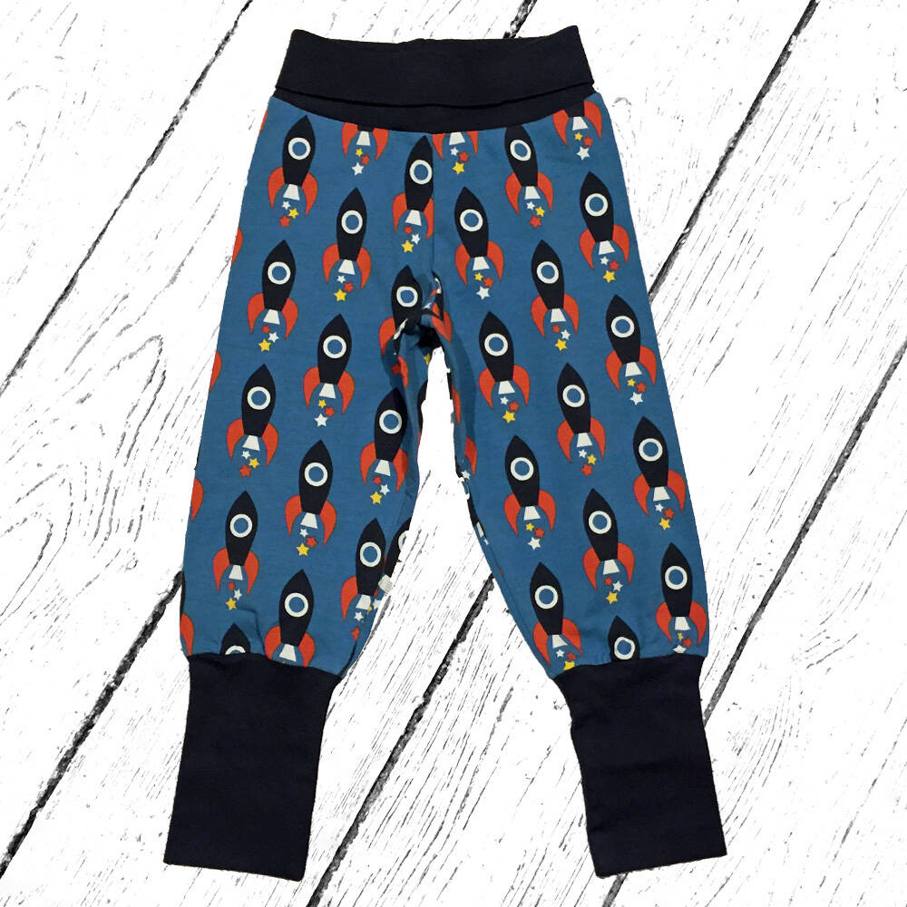 Maxomorra Hose Pants Rib Moon Rocket