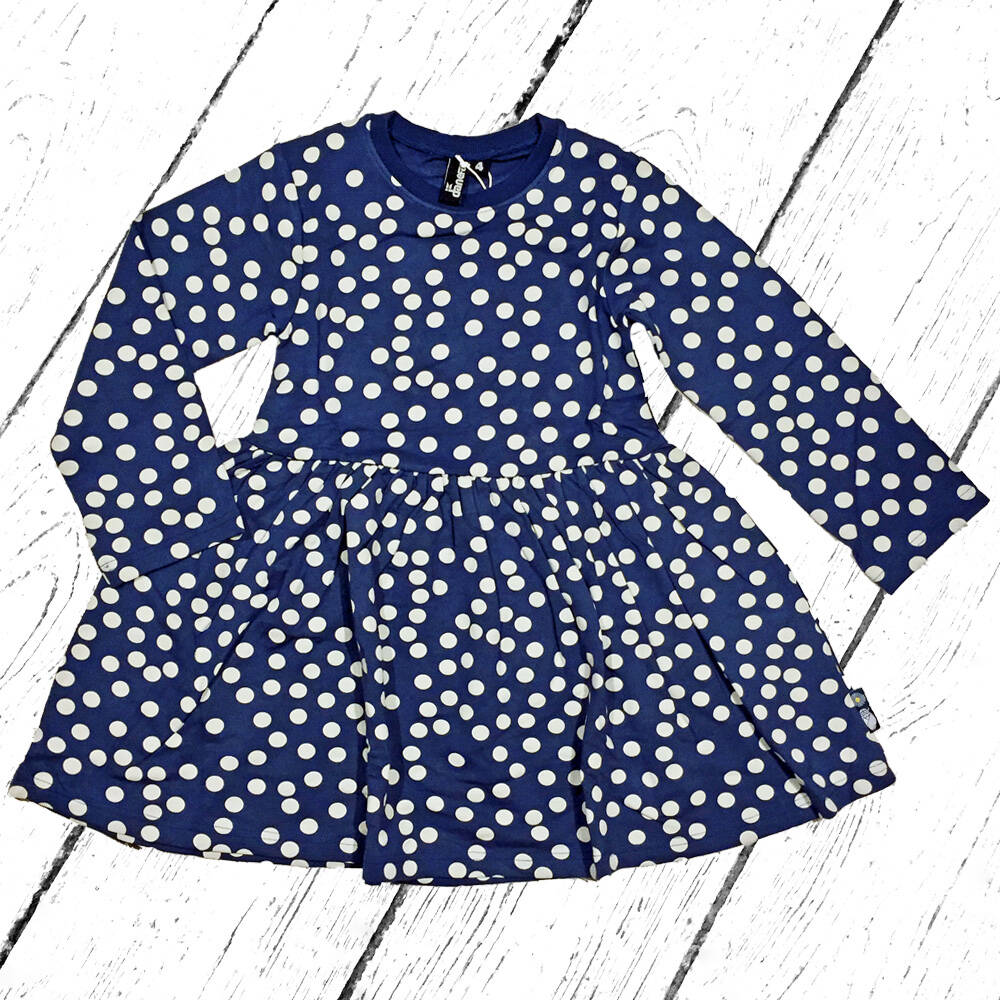 Danefae Kleid Merete Dress cold Slate Chalk BIG DOTS