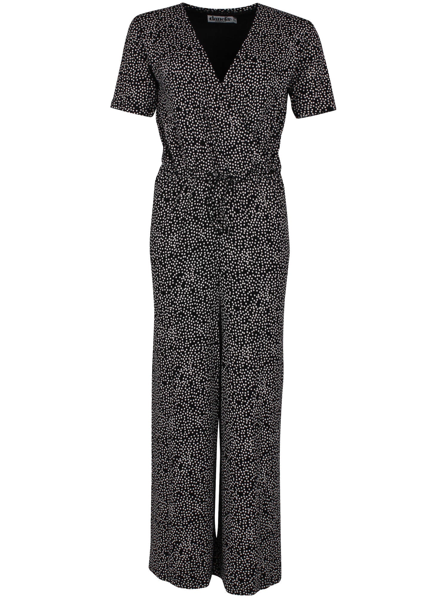 Danefae Ladys Overall Topsen Suit Black Chalk FUNNY DOTS