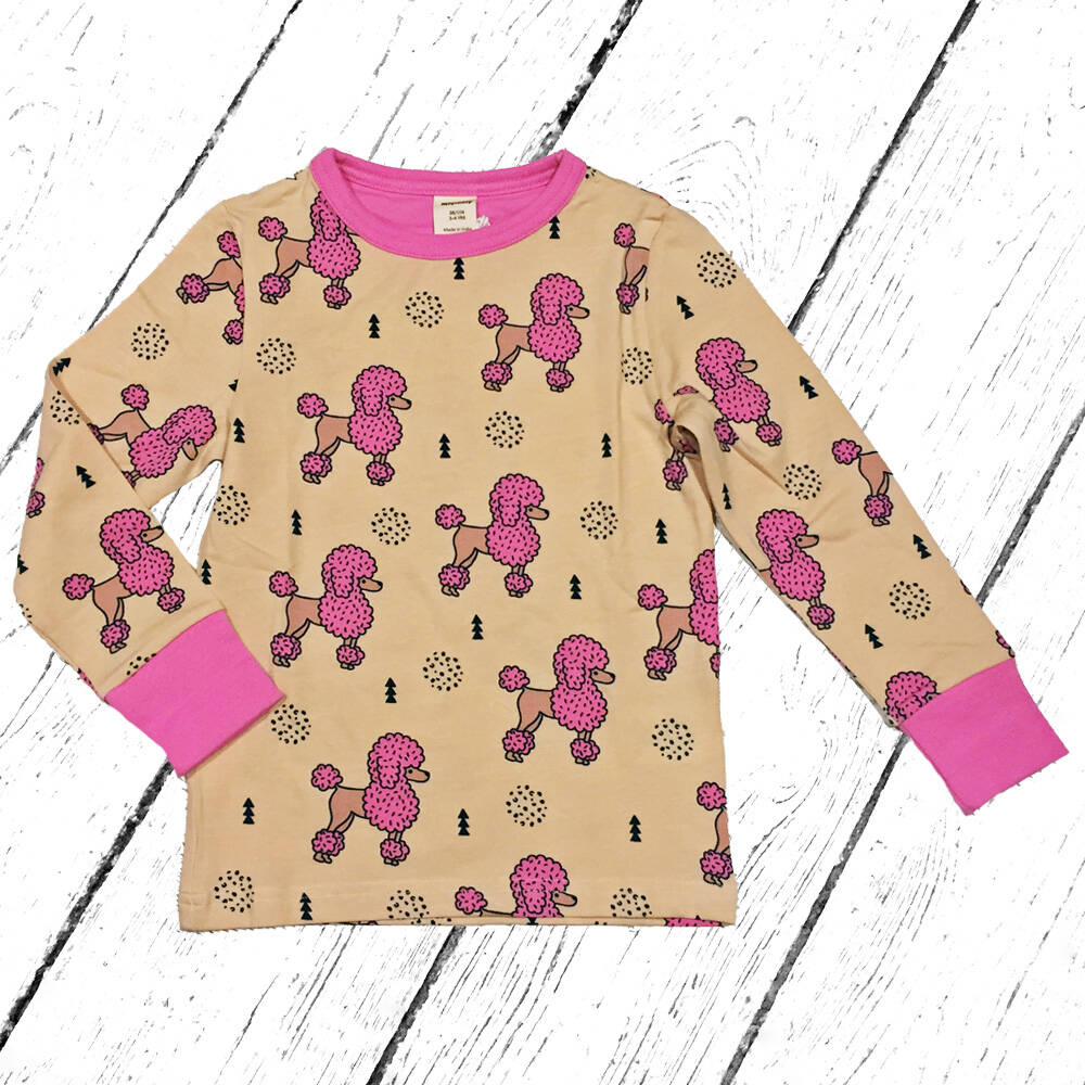 Meyadey by Maxomorra Shirt Top LS PERKY POODLE