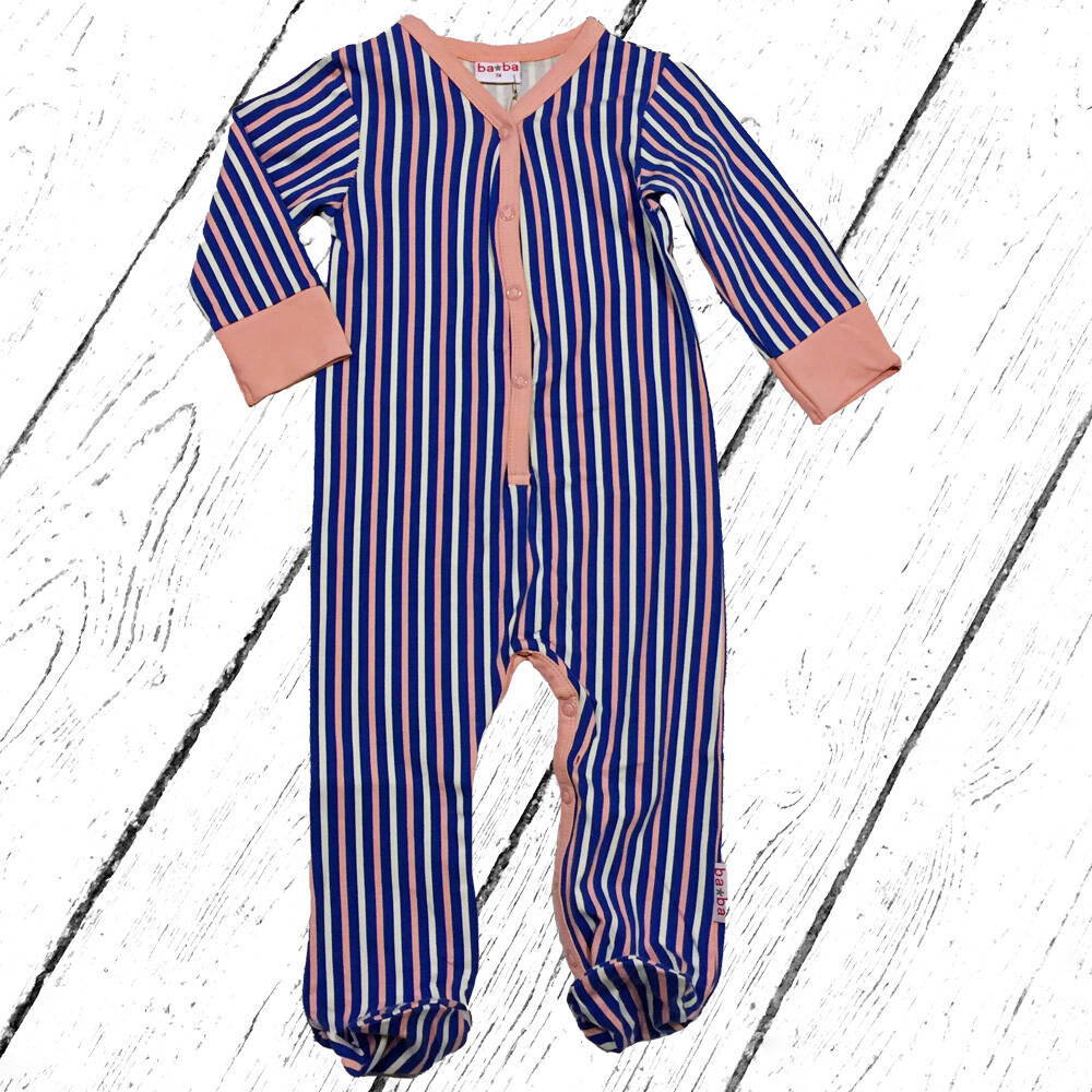 Baba Babywear Overall Footed Bodysuit Stripes