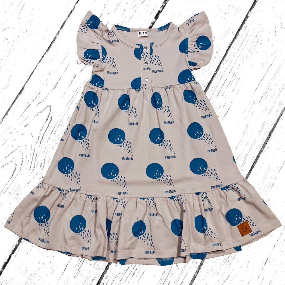 Zezuzulla Kleid Nununu Dress Blue Rain