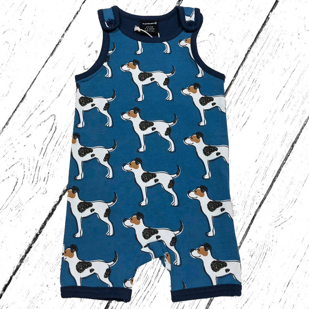 Maxomorra Trägeranzug Playsuit Short FARMDOG