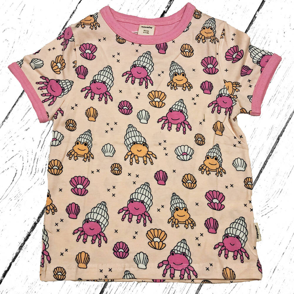 Meyadey by Maxomorra T-Shirt Top SS SHELLY CRAB
