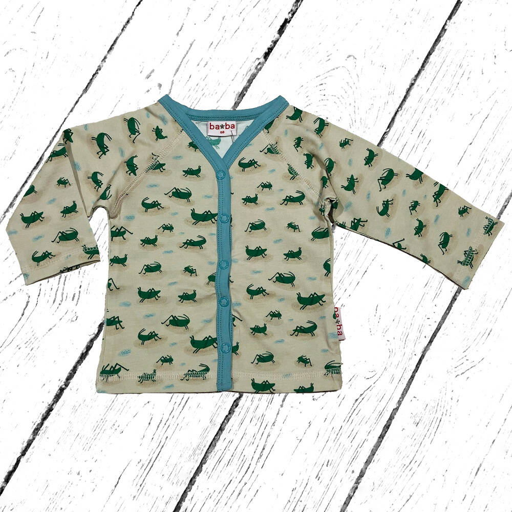 Baba Babywear Jacke Raglan Shirt Grasshopper