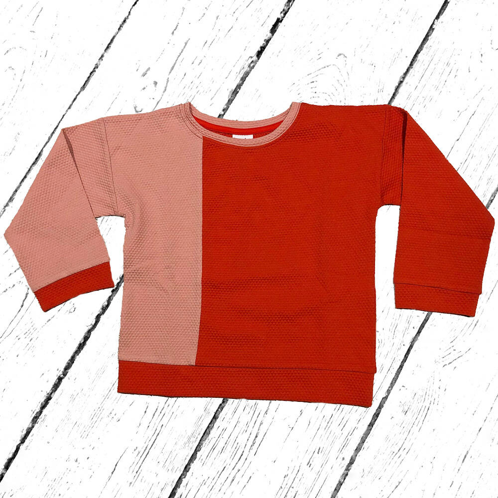 Baba Babywear Uni Sweater Jacquard Pink Red Dots