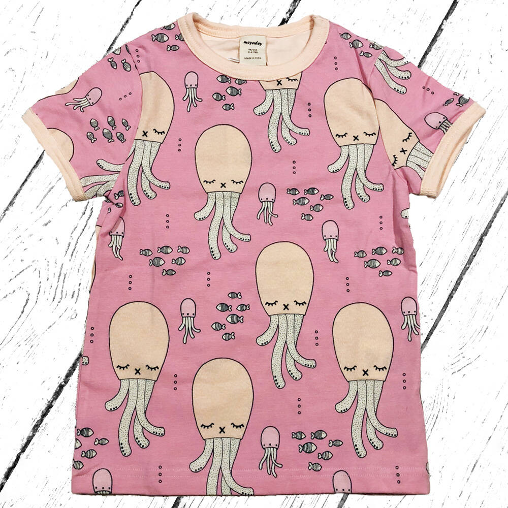 Meyadey by Maxomorra T-Shirt Top SS CUTE SQUID