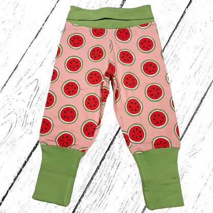 Maxomorra Hose Pants Rib WATERMELON