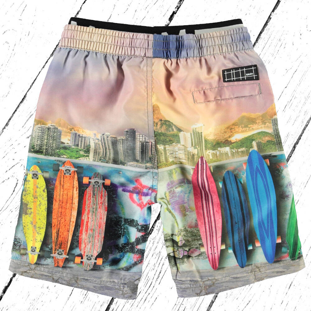 Molo Badehose Neal Rainbow Boards