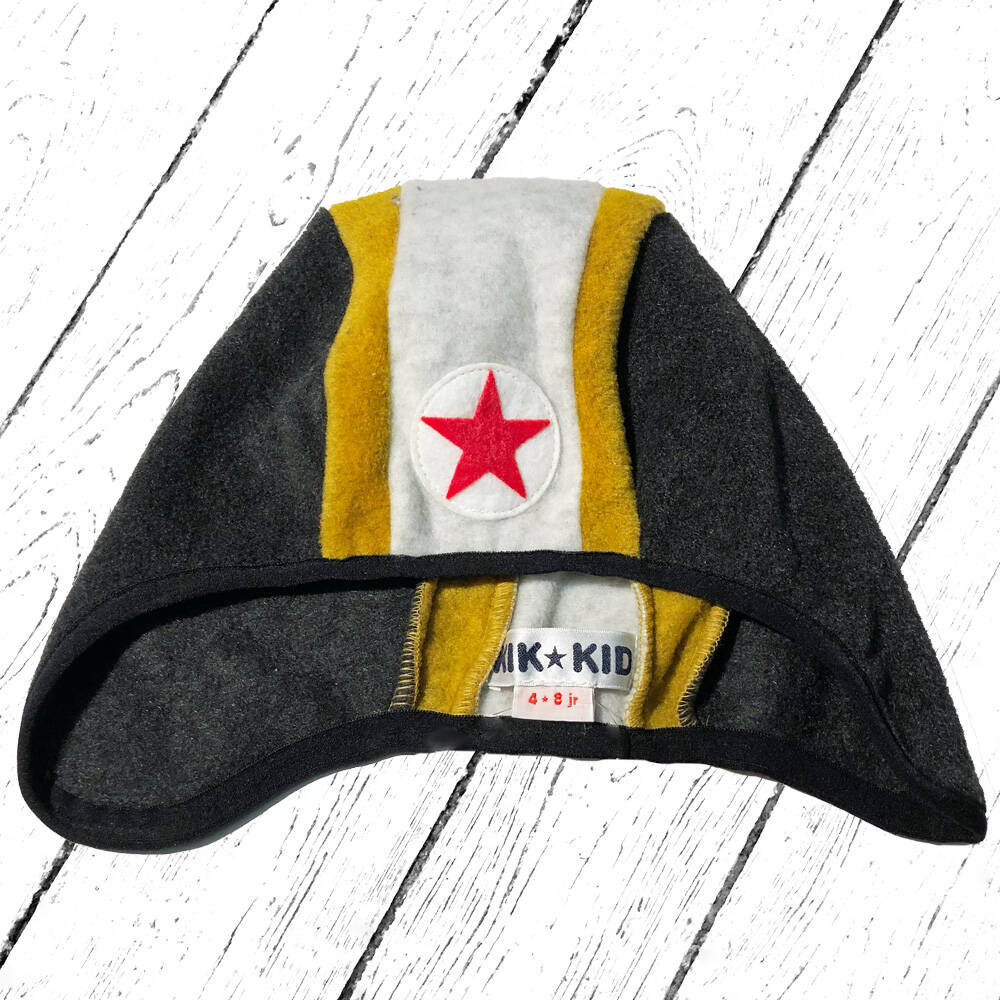 Kik-Kid Fleecemütze Hat Speedy 3 color Black Yellow